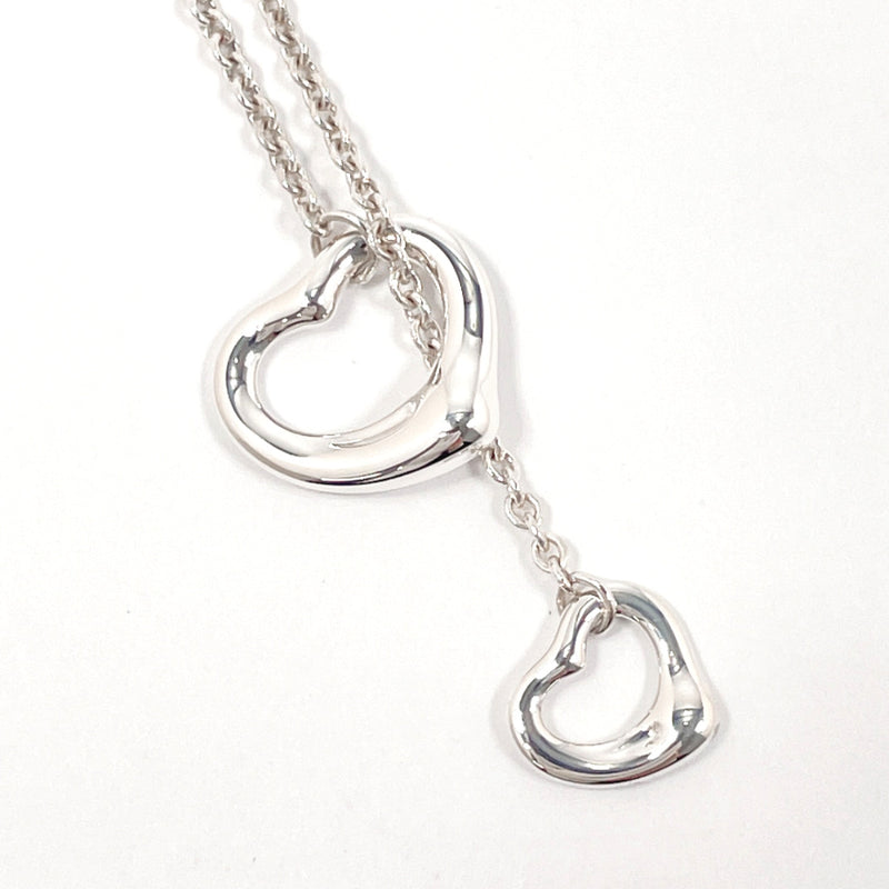 TIFFANY&Co. Necklace Double Open Heart Lariat Elsa Peretti Silver925 Silver Women Second hand