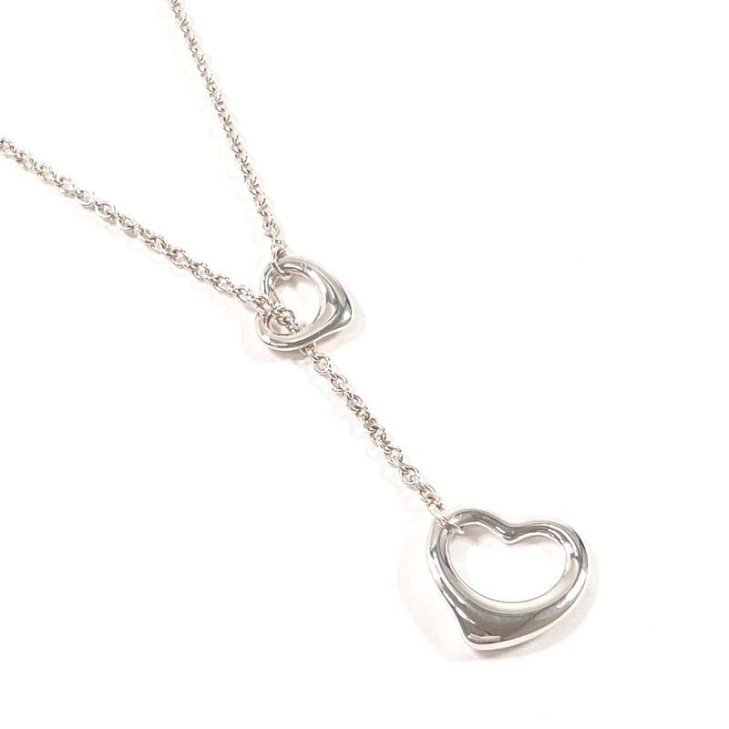 TIFFANY&Co. Necklace Double Open Heart Lariat Elsa Peretti Silver925 Silver Women Second hand