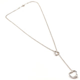 TIFFANY&Co. Necklace Double Open Heart Lariat Elsa Peretti Silver925 Silver Women Second hand