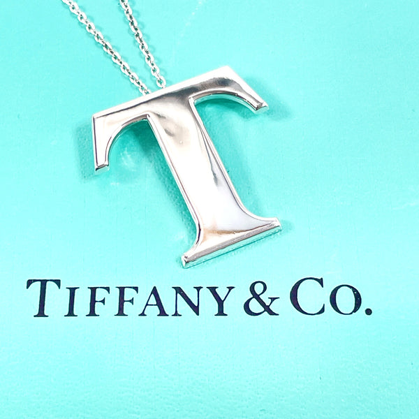 TIFFANY&Co. Necklace Symbol T Long chain Silver925 Silver unisex Second hand