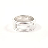 GUCCI Ring Branded Cutout G Silver925 #US 6 3/4 Silver Women Second hand