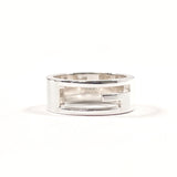 GUCCI Ring Branded Cutout G Silver925 #US 6 3/4 Silver unisex Second hand