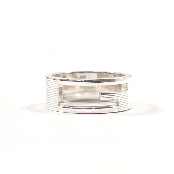 GUCCI Ring Branded Cutout G Silver925 #US 6 3/4 Silver unisex Second hand