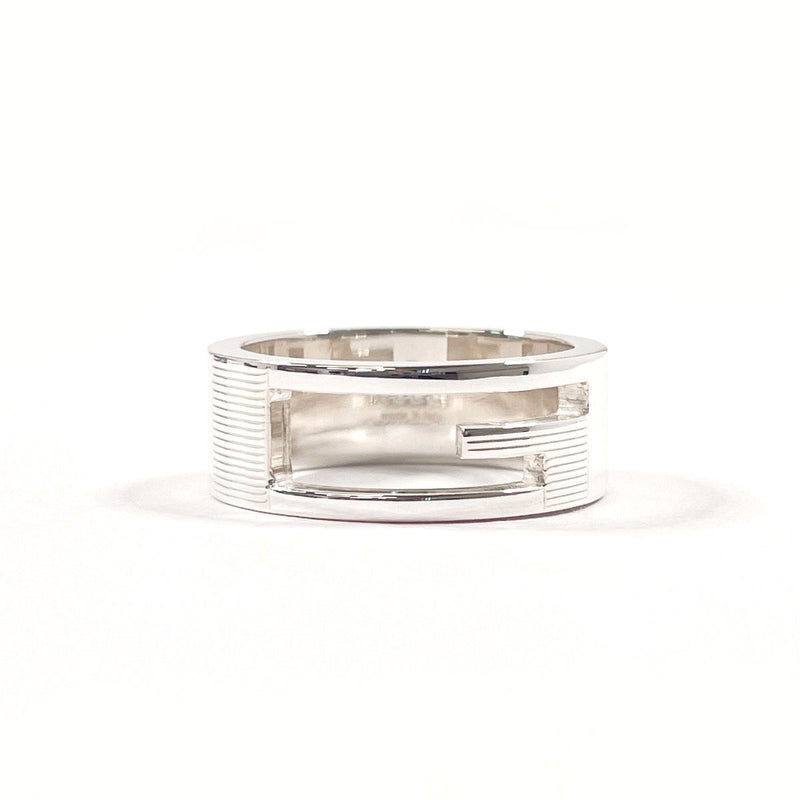 GUCCI Ring Branded Cutout G Silver925 #US 6 3/4 Silver unisex Second hand