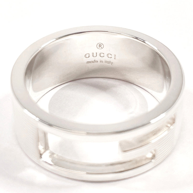 GUCCI Ring Branded Cutout G Silver925 #US 6 3/4 Silver unisex Second hand