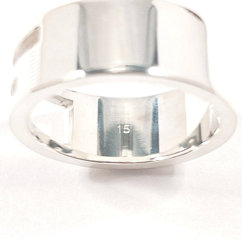 GUCCI Ring Branded Cutout G Silver925 #US 6 3/4 Silver unisex Second hand