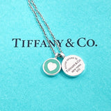 TIFFANY&Co. Necklace Return to Mini Double Round Silver925 Silver Women Second hand