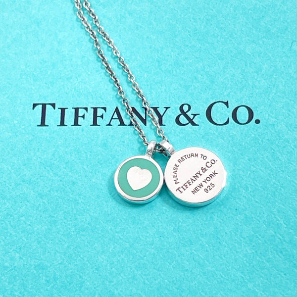 TIFFANY&Co. Necklace Return to Mini Double Round Silver925 Silver Women Second hand