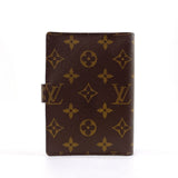 LOUIS VUITTON Notebook cover R20005 Agenda PM Monogram canvas Brown unisex Used