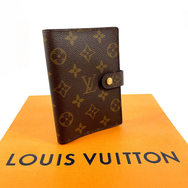 LOUIS VUITTON Notebook cover R20005 Agenda PM Monogram canvas Brown unisex Used