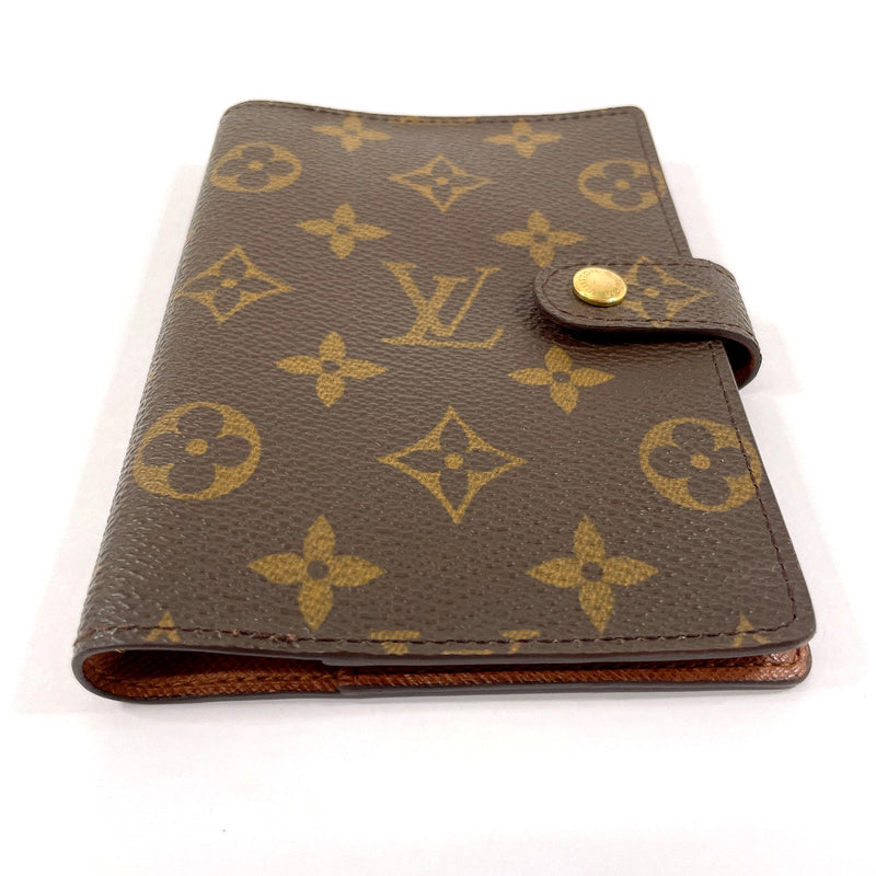 LOUIS VUITTON Notebook cover R20005 Agenda PM Monogram canvas Brown unisex Used