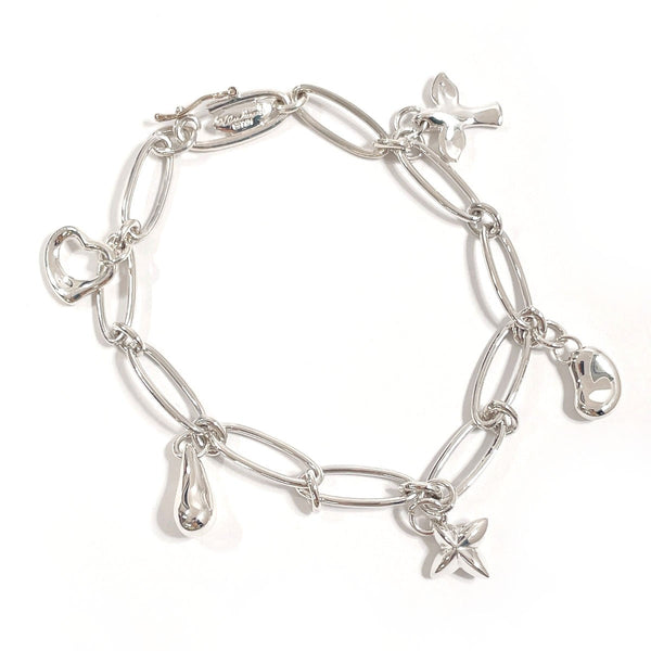 TIFFANY&Co. bracelet 5 charm Elsa Peretti Silver925 Silver Women Second hand