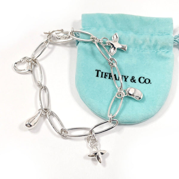 TIFFANY&Co. bracelet 5 charm Elsa Peretti Silver925 Silver Women Second hand