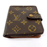 LOUIS VUITTON wallet M61667 Compact zip Monogram canvas Brown Women Used