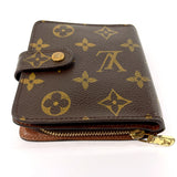 LOUIS VUITTON wallet M61667 Compact zip Monogram canvas Brown Women Used