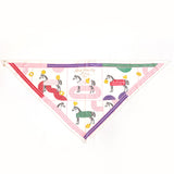 HERMES scarf Triangle 70 Gard robe pop silk white white Women New