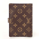 LOUIS VUITTON Notebook cover R20005 Agenda PM Monogram canvas Brown unisex Second hand