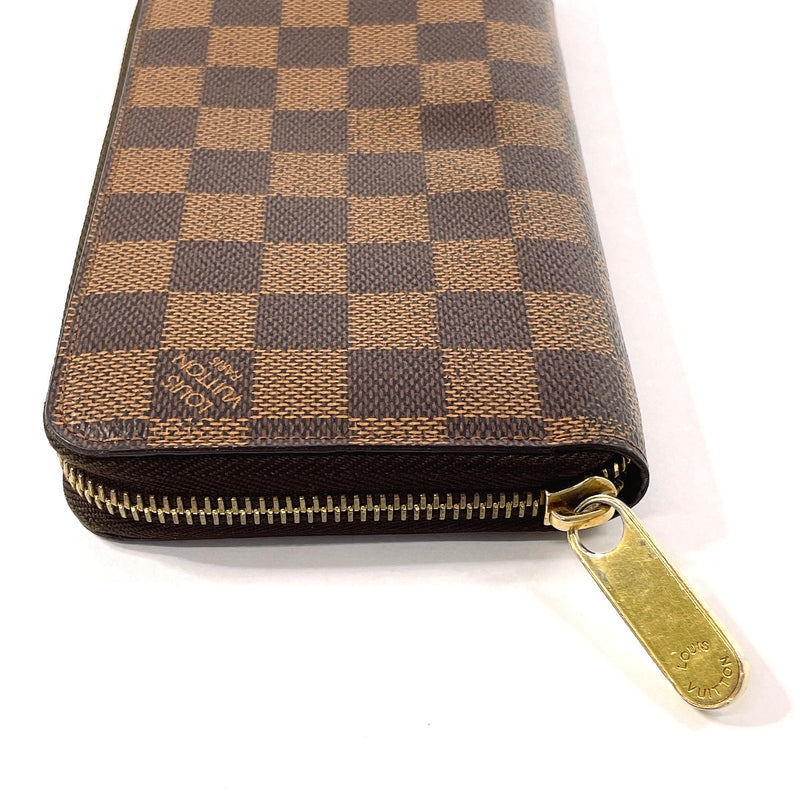 LOUIS VUITTON purse N60015 Zippy wallet Damier Brown unisex Used