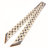 LOUIS VUITTON scarf M00416 Bando BB Wild at Heart silk Brown Women Second hand