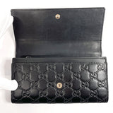 GUCCI purse 388679 ribbon Sima leather Black Women Second hand