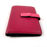 LOEWE wallet Vertical Wallet Medium leather pink Women Used