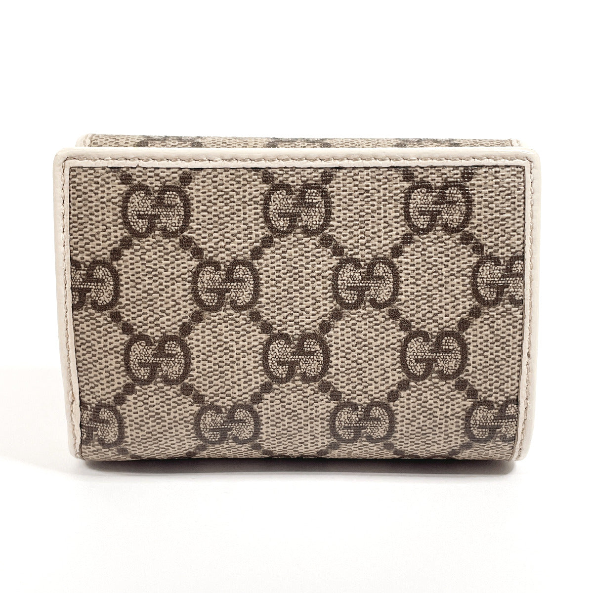 GUCCI Tri-fold wallet 644462 Horsebit GG Supreme Canvas gray gray