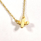 TIFFANY&Co. Necklace Cross-stitch K18 yellow gold gold Women Second hand