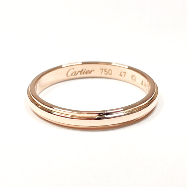 CARTIER Ring D'Amour wedding band K18 Pink Gold #US 4 3/4 Pink gold Women Second hand