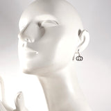 GUCCI earring Interlocking G Silver925 Silver Women Second hand