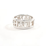 CHANEL Ring logo Silver925 #US 5 3/4 Silver Women Second hand