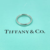 TIFFANY&Co. Ring Wedding band ring Forever Pt950Platinum #US 6 1/2 Silver unisex Second hand
