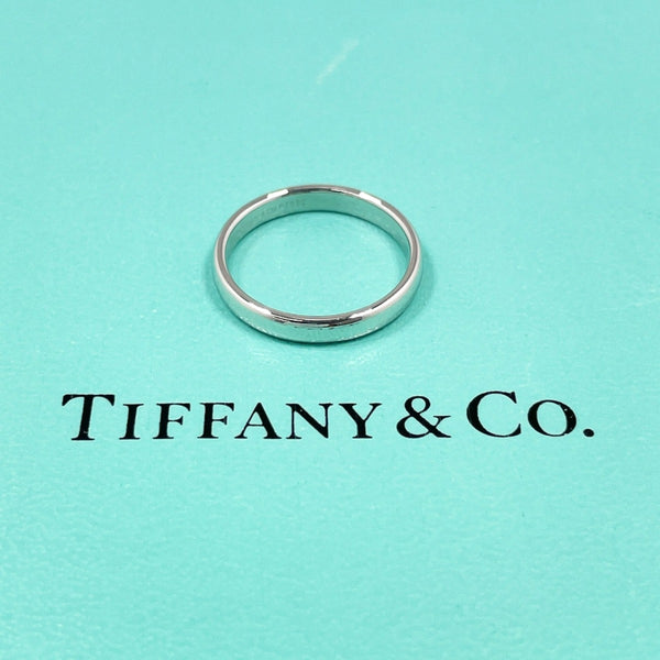 TIFFANY&Co. Ring Wedding band ring Forever Pt950Platinum #US 6 1/2 Silver unisex Second hand