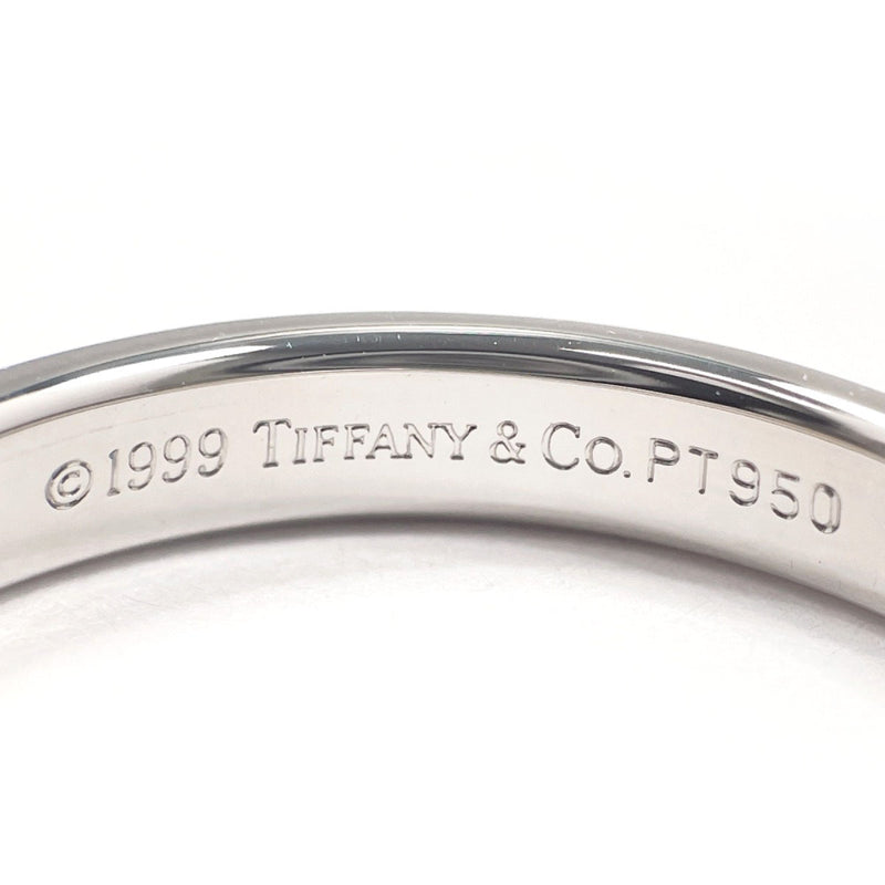 TIFFANY&Co. Ring Wedding band ring Forever Pt950Platinum #US 6 1/2 Silver unisex Second hand