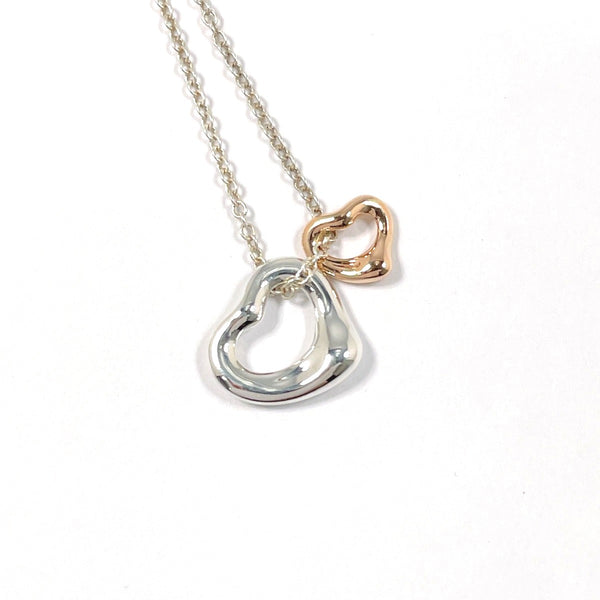 TIFFANY&Co. Necklace Open heart Elsa Peretti Silver925 Silver Silver Women Second hand