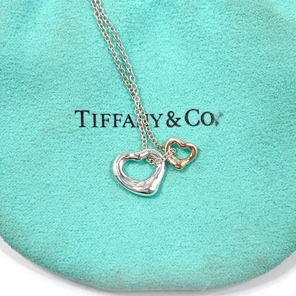 TIFFANY&Co. Necklace Open heart Elsa Peretti Silver925 Silver Silver Women Second hand