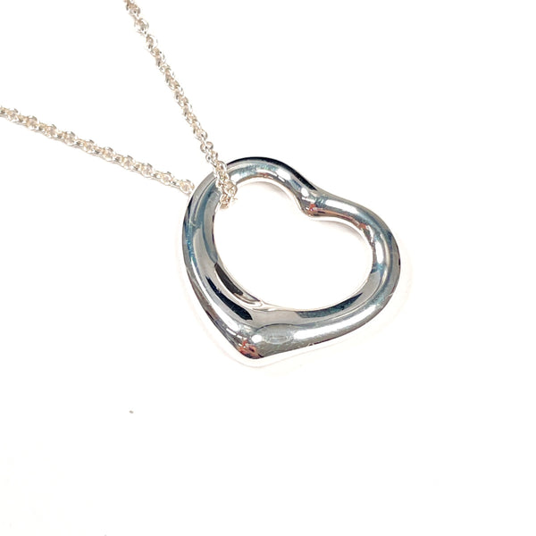 TIFFANY&Co. Necklace Open heart Elsa Peretti Silver925 Silver Women Second hand