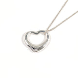 TIFFANY&Co. Necklace Open heart Elsa Peretti Silver925 Silver Women Second hand