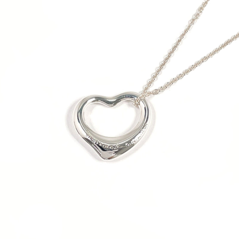 TIFFANY&Co. Necklace Open heart Elsa Peretti Silver925 Silver Women Second hand