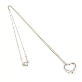 TIFFANY&Co. Necklace Open heart Elsa Peretti Silver925 Silver Women Second hand