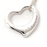 TIFFANY&Co. Necklace Open heart Elsa Peretti Silver925 Silver Women Second hand