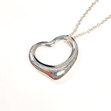 TIFFANY&Co. Necklace Open heart Elsa Peretti Silver925 Silver Women Second hand