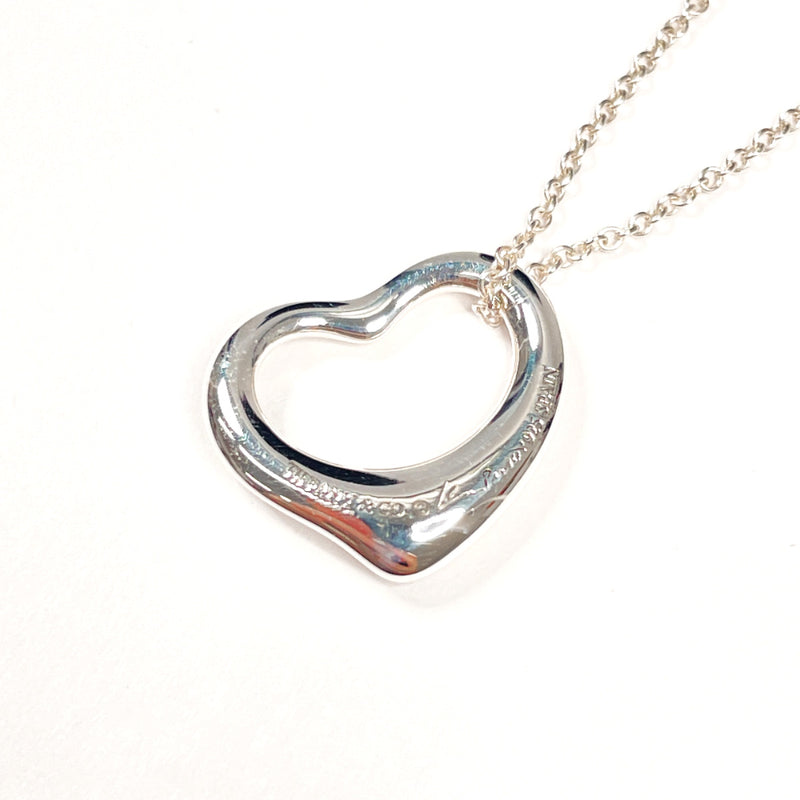 TIFFANY&Co. Necklace Open heart Elsa Peretti Silver925 Silver Women Second hand