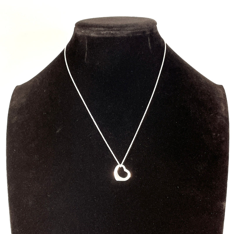 TIFFANY&Co. Necklace Open heart Elsa Peretti Silver925 Silver Women Second hand