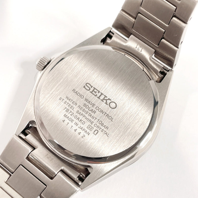 SEIKO Watches 7B72-0AK0 Selection S Series Stainless Steel/Stainless Steel Silver mens Second hand