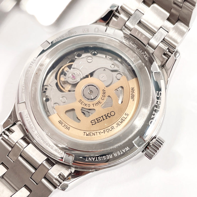 Seiko Premier 4r39 Movement SEIKO Watches 4R39-00W0 Pureza Japanese Garden Stainless Steel/Stainless Steel Silver Mens Second Hand