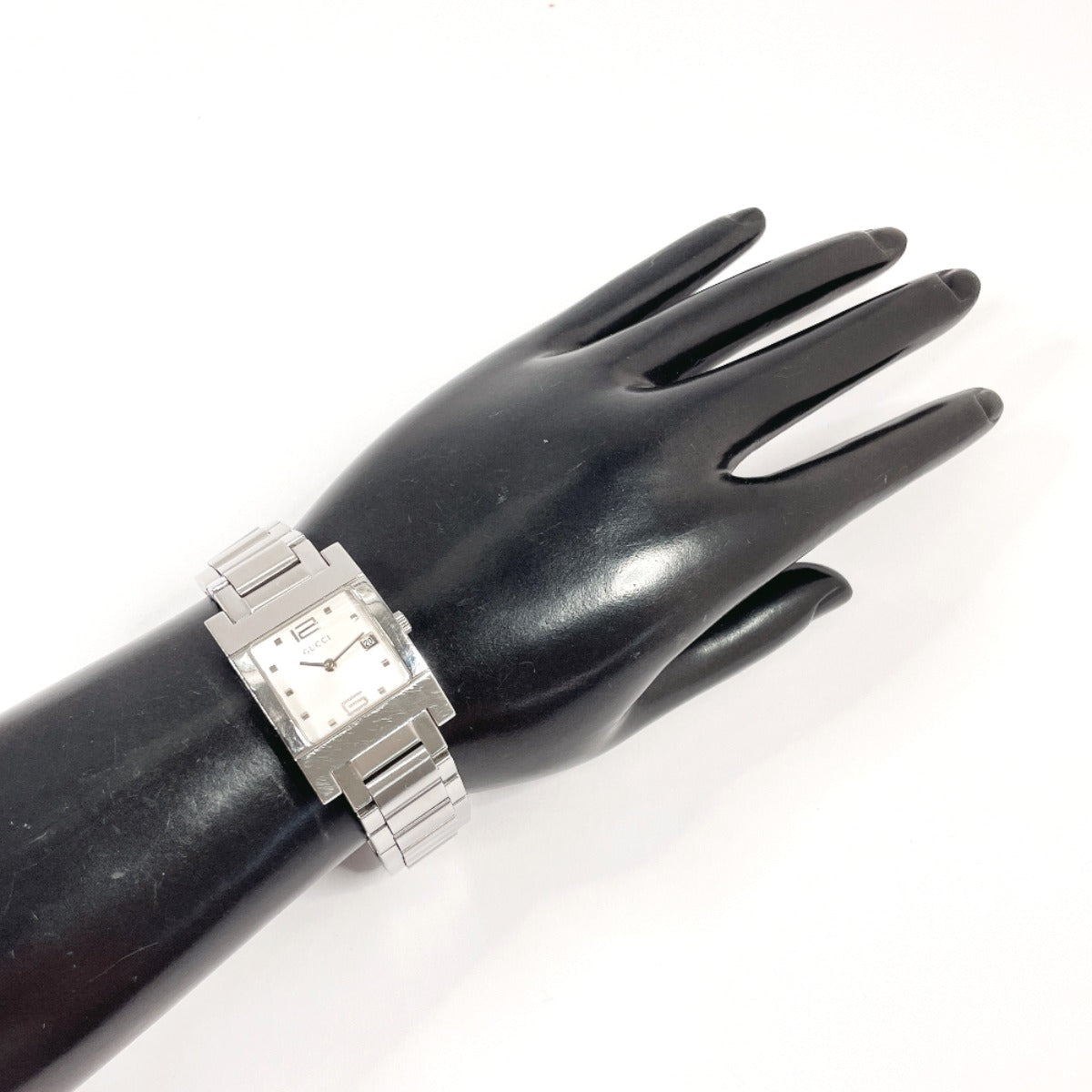 GUCCI Watches 7700L Stainless Steel/Stainless Steel Silver Silver