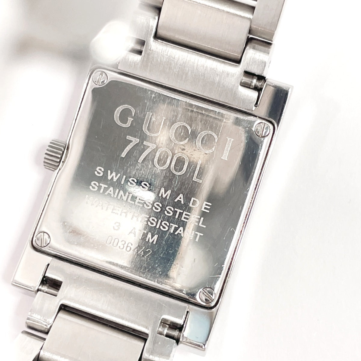 GUCCI Watches 7700L Stainless Steel/Stainless Steel Silver Silver