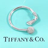 TIFFANY&Co. key ring Key ring Golf motif Silver925 Silver unisex Second hand