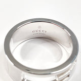 GUCCI Ring Branded Cutout G Silver925 #US 7 3/4 Silver mens Second hand