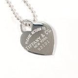 TIFFANY&Co. Necklace Heart tag Return to Silver925 Silver Women Second hand